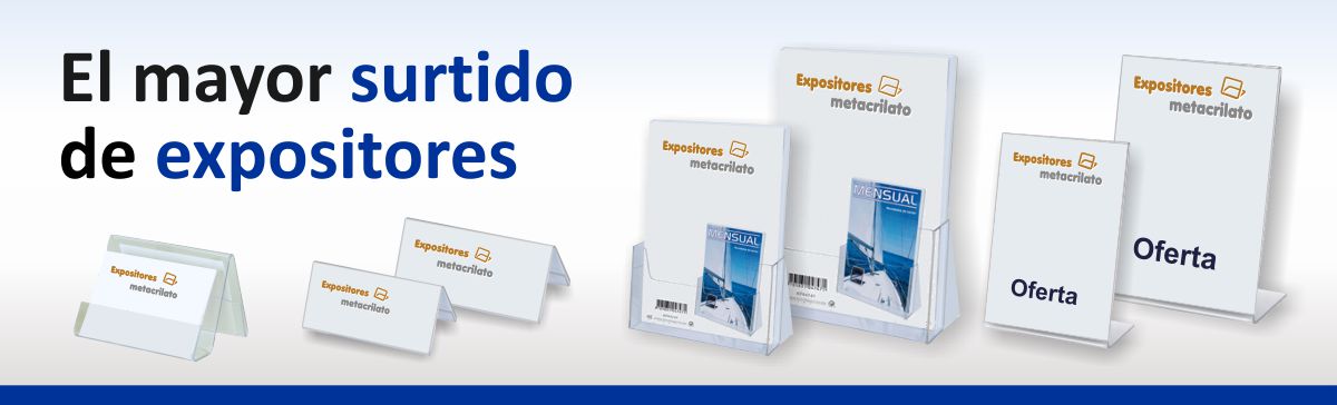 Tienda de expositor de metacrilato economico
