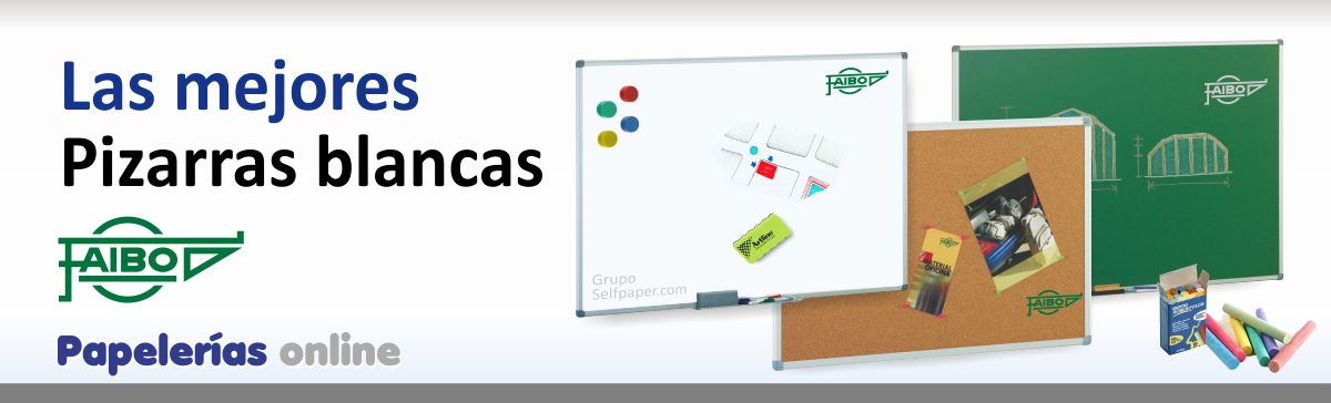 Distribuidor pizarras blancas faibo para oficina