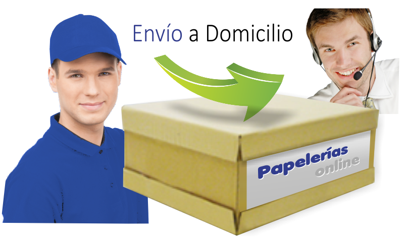 Envio a domicilio gratis de material para la oficina